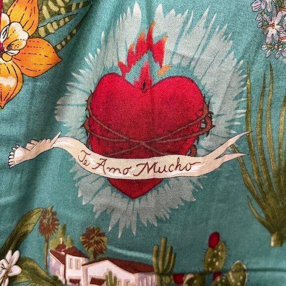 Hemet Frida Kahlo Mexican Art Rockabilly Pin-Up Retro Dress Size 2X NWT - Picture 8 of 10